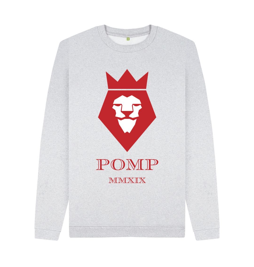 Grey POMP MMXIX circular sweatshirt