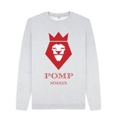 Grey POMP MMXIX circular sweatshirt