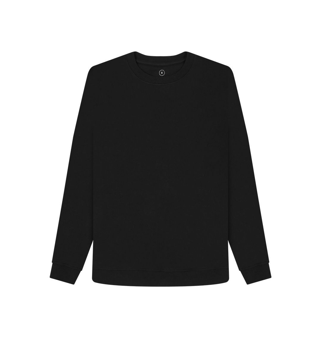 Black Women's sustainable essential sweatshirt