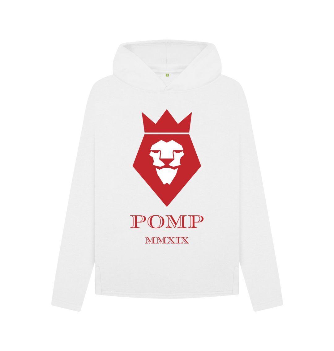 White Women's POMP MMXIX relaxed fit hoodie