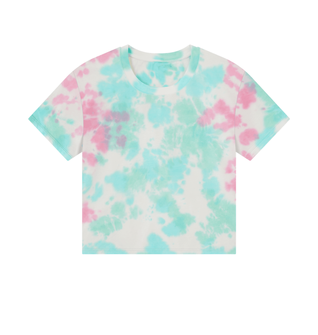 Pastel Tie Dye Printed T-shirt Front