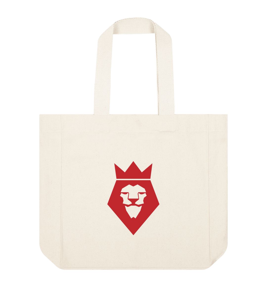 Natural POMP Shopper bag