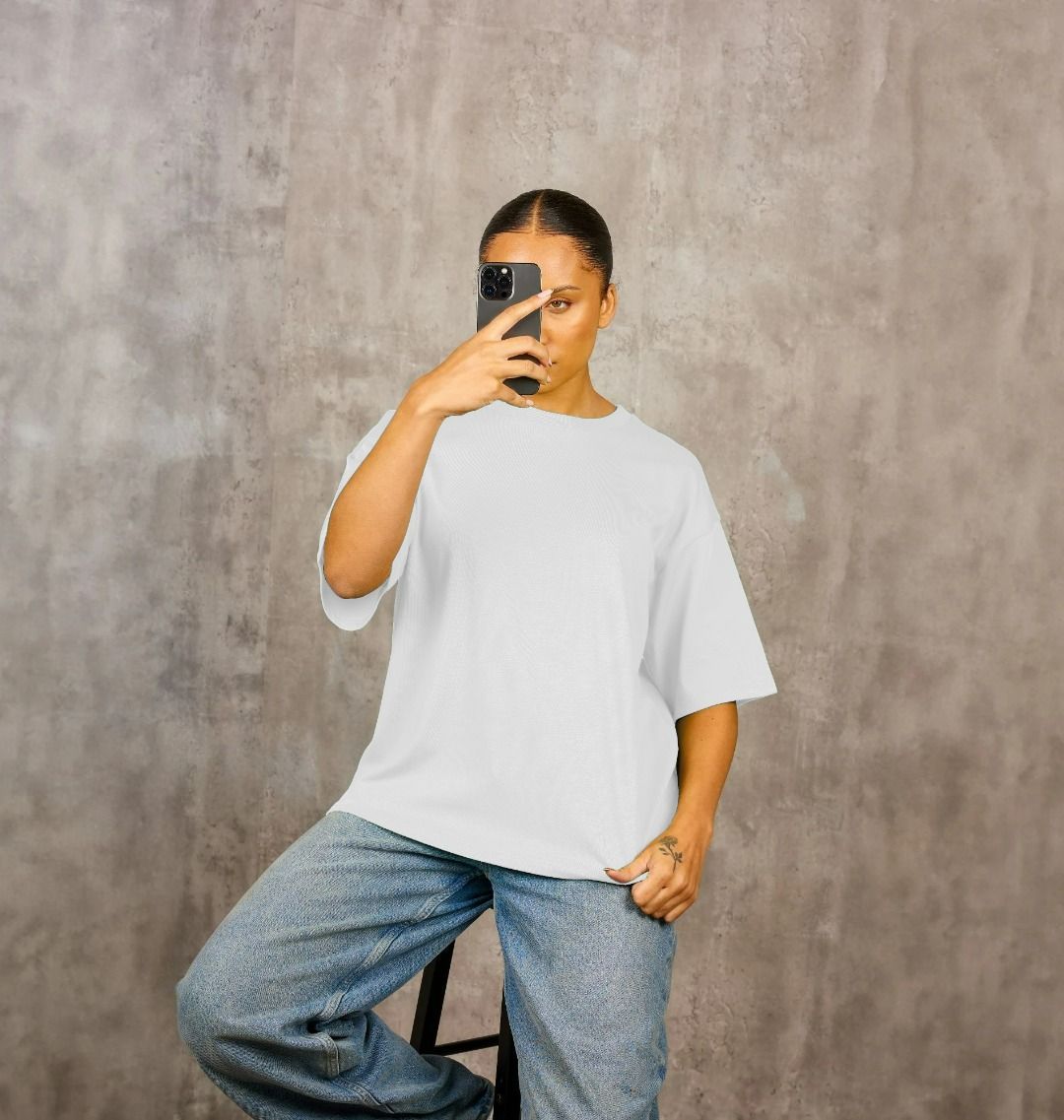 Women's organic cotton oversized t-shirt