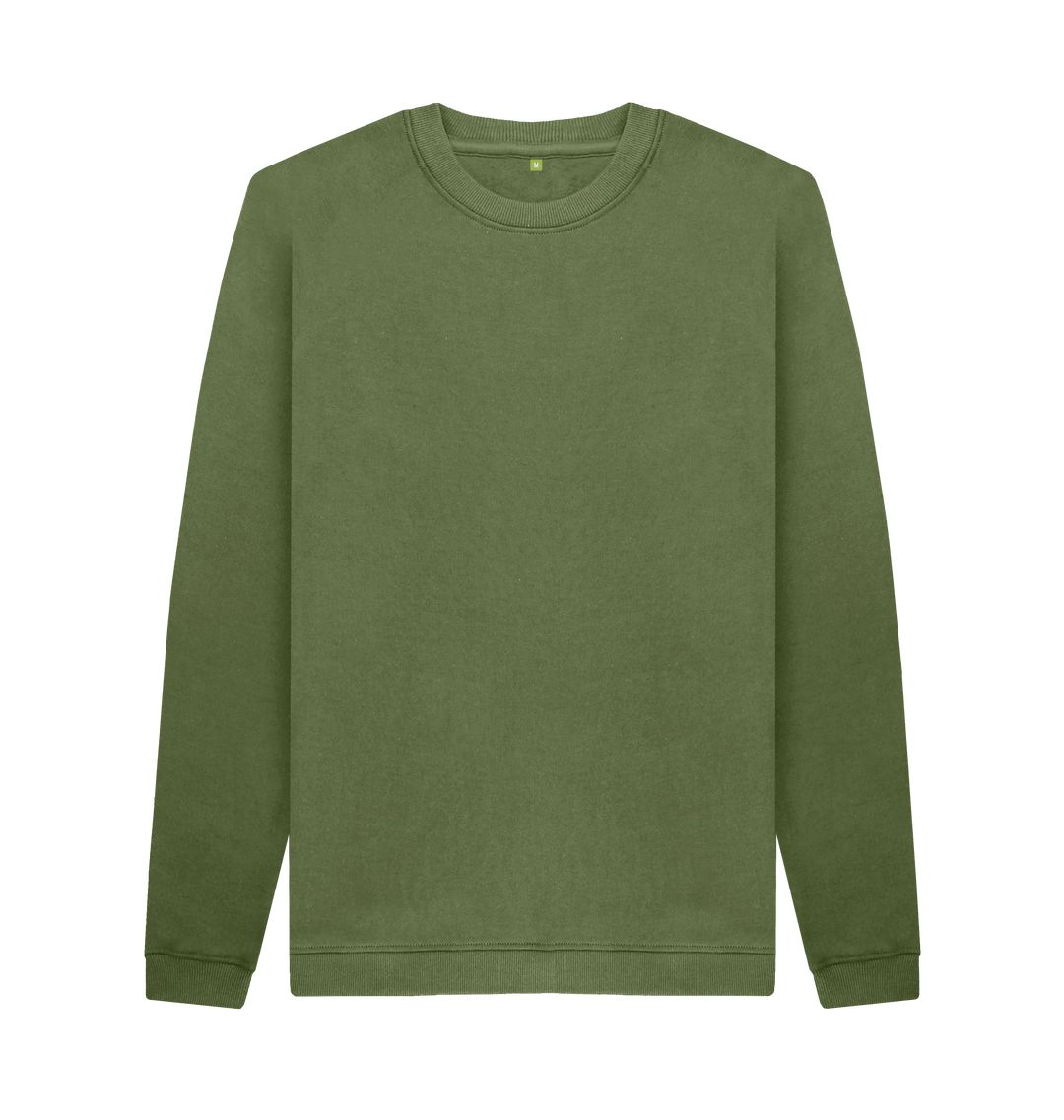 Khaki Men's organic cotton sweatshirt