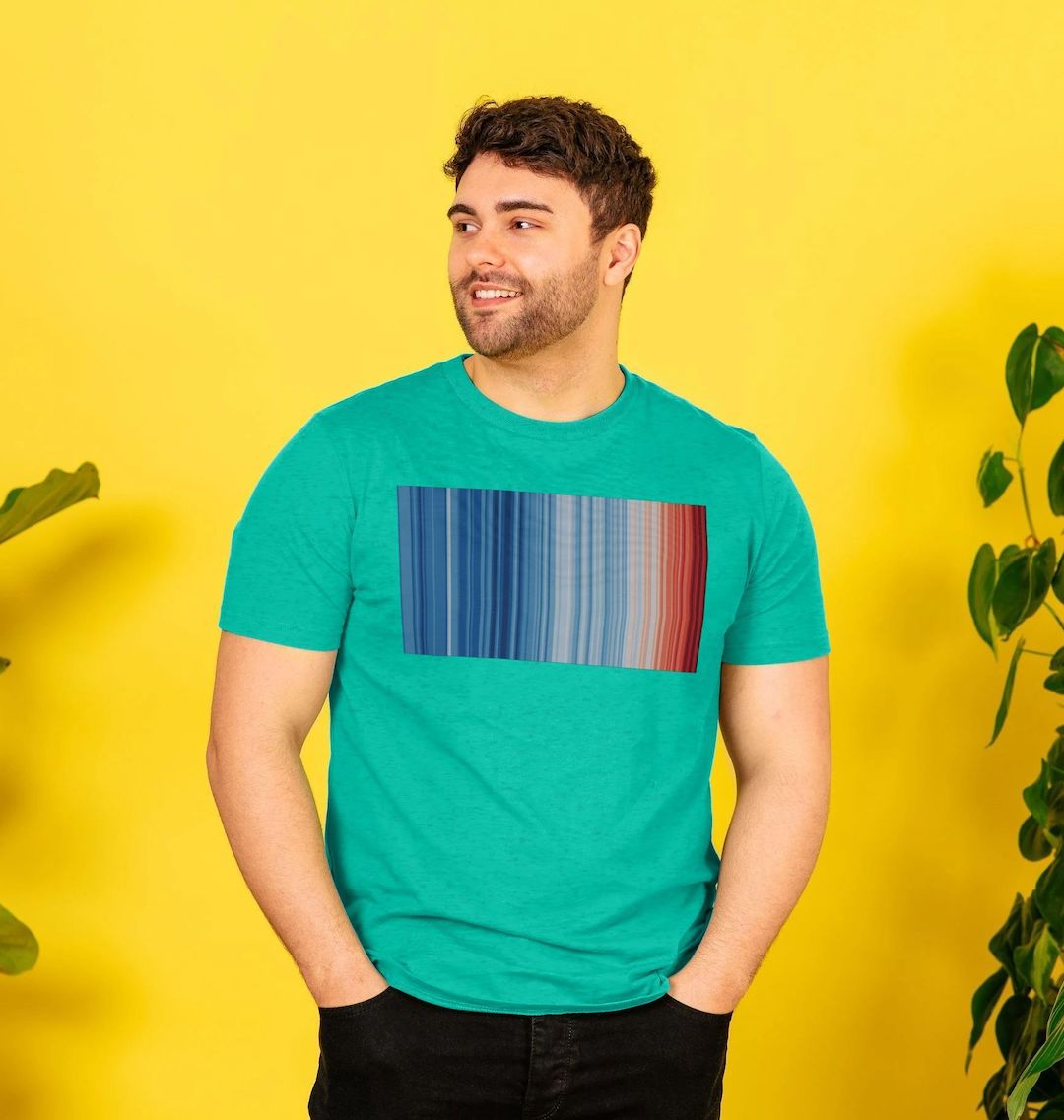 Men's circular #ShowYourStripes t-shirt