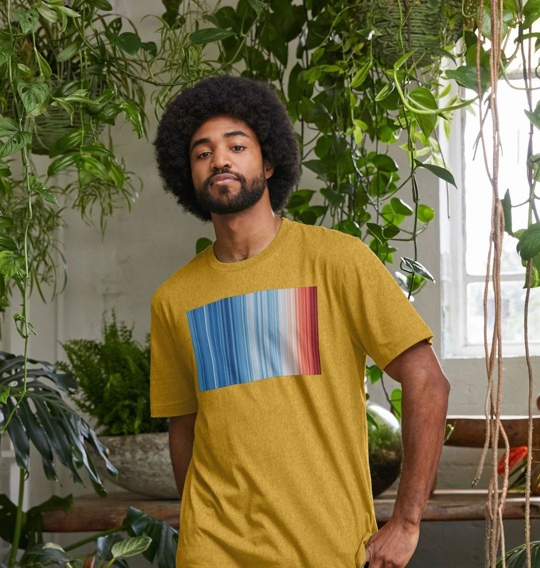 Men's circular #ShowYourStripes t-shirt