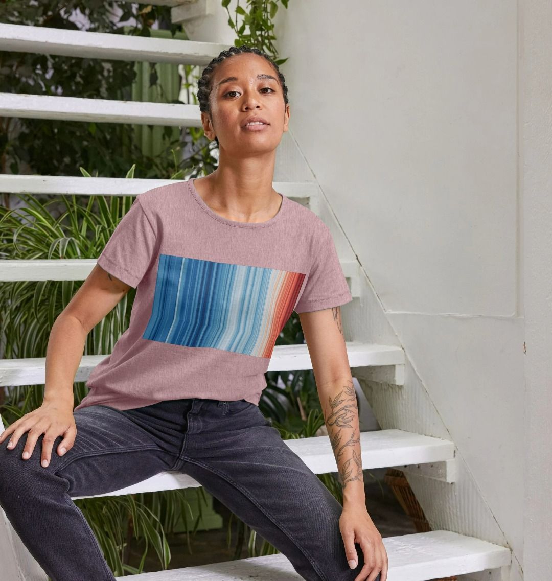 Women's circular #ShowYourStripes t-shirt