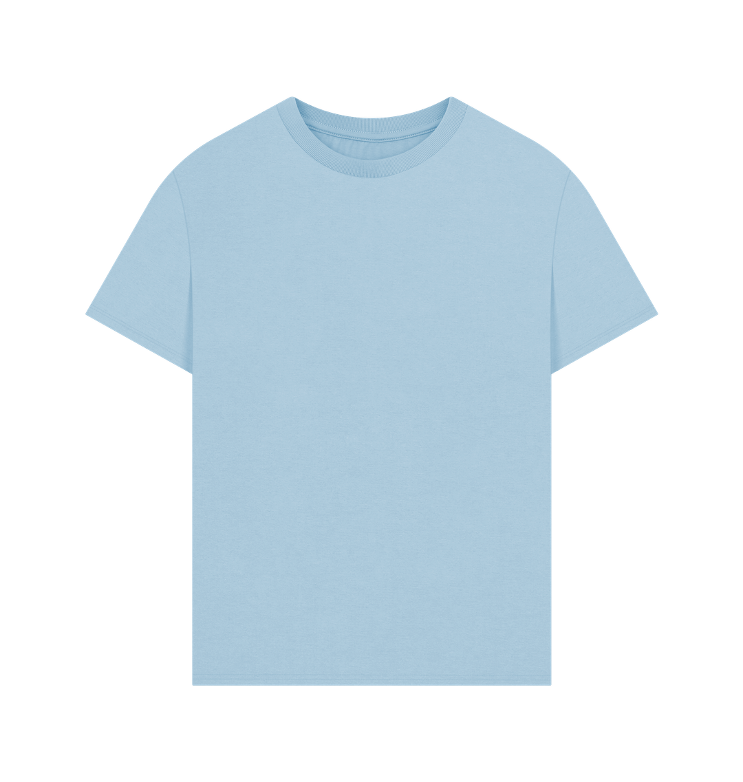 Milky Blue Printed T-shirt