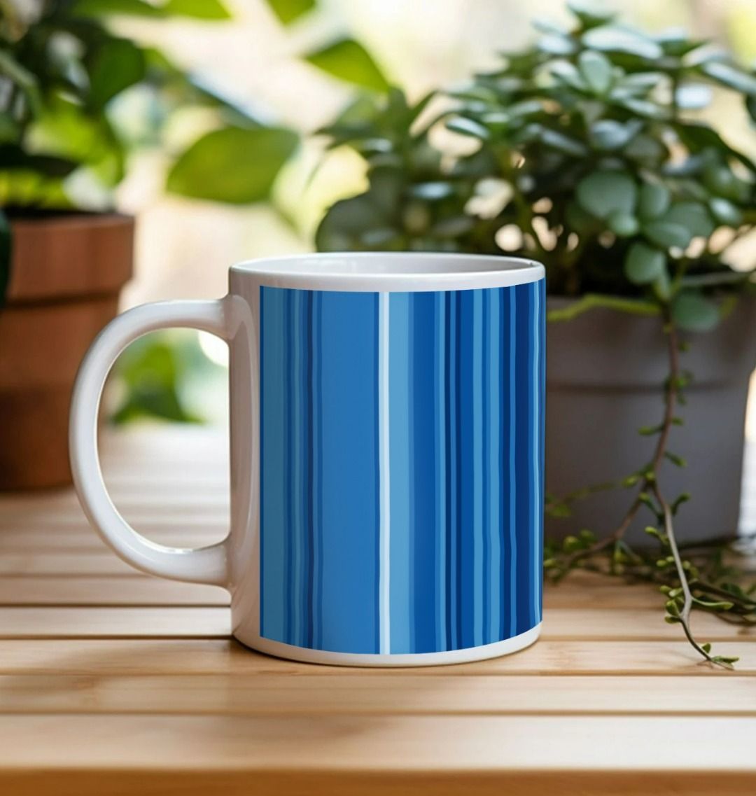 #ShowYourStripes wrap-around mug