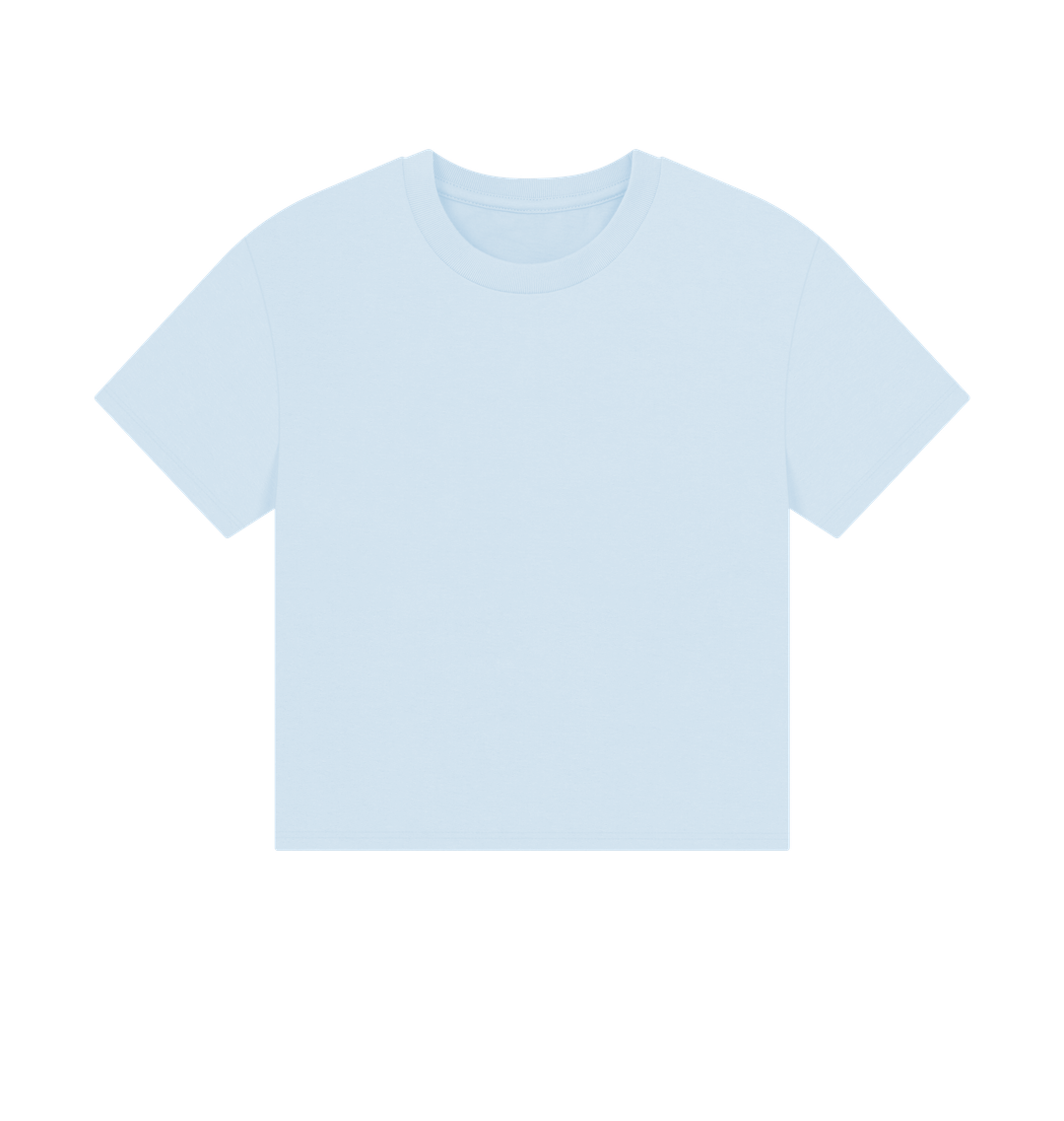 Sky Blue Printed T-shirt Front
