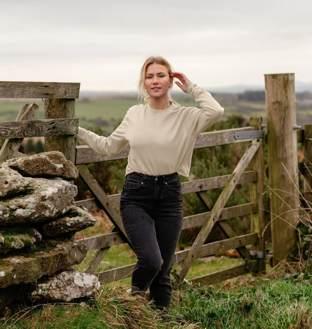 Women's organic cotton boxy jumper