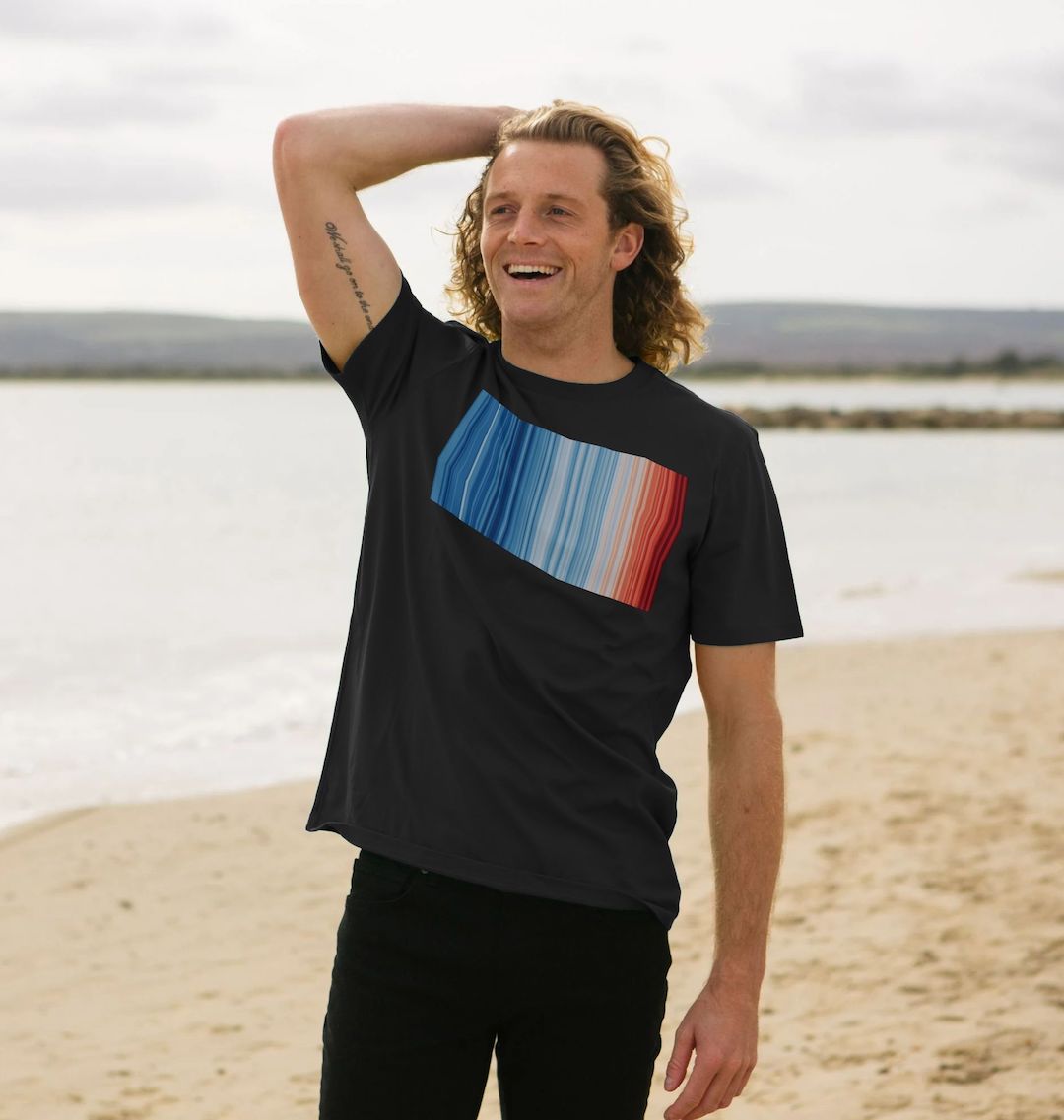 Men's circular #ShowYourStripes t-shirt