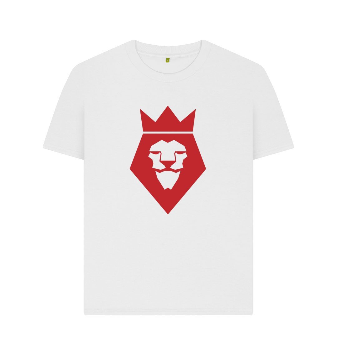 White Women's POMP logo t-shirt