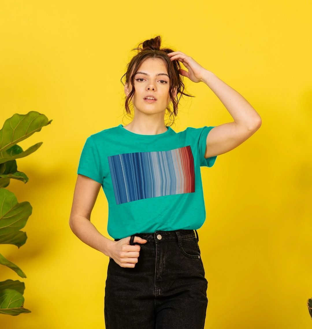 Women's circular #ShowYourStripes t-shirt
