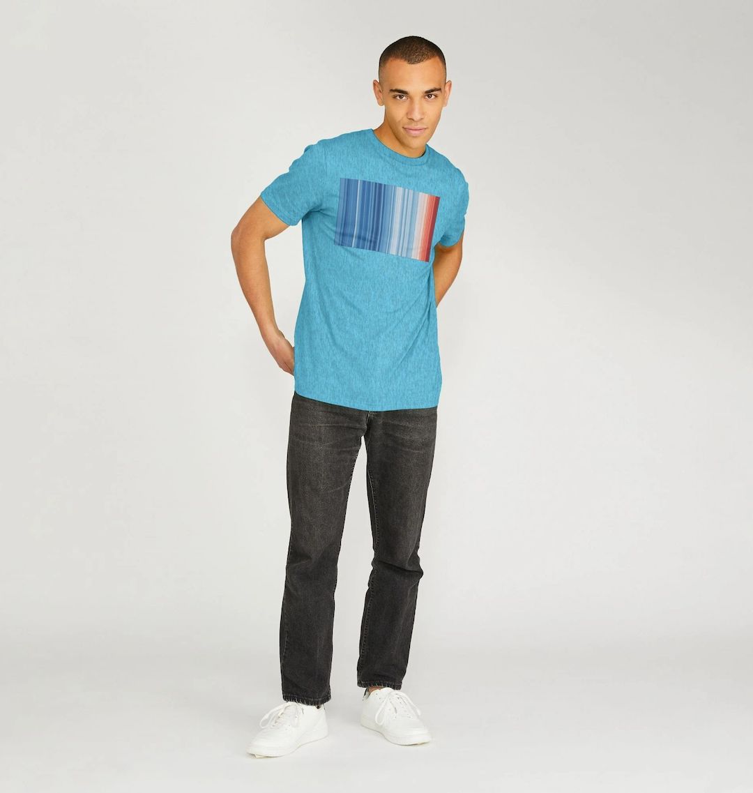 Men's circular #ShowYourStripes t-shirt