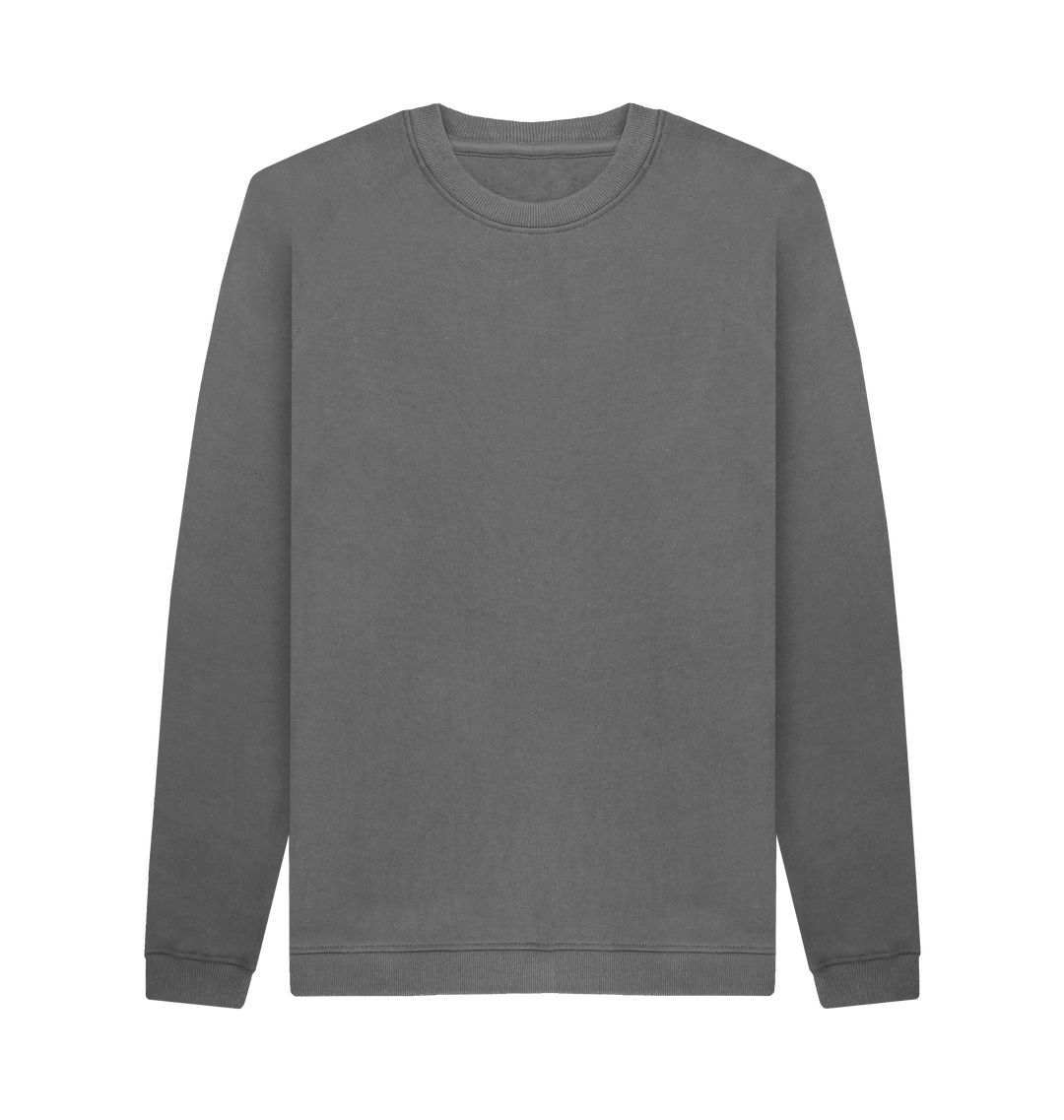 Slate Grey Men's organic cotton sweatshirt