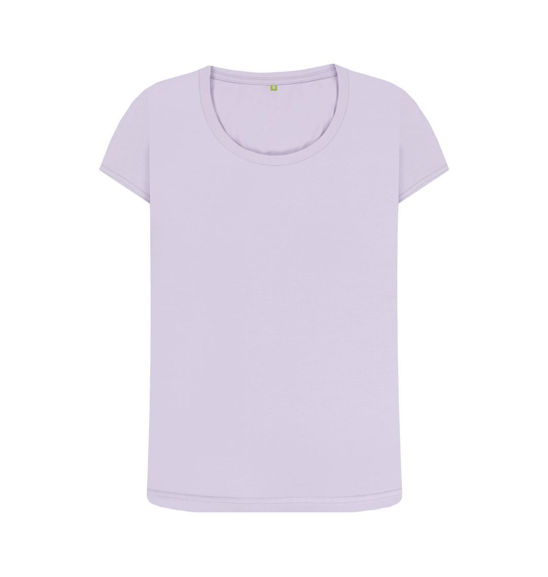 Violet Women's organic cotton scoop neck t-shirt