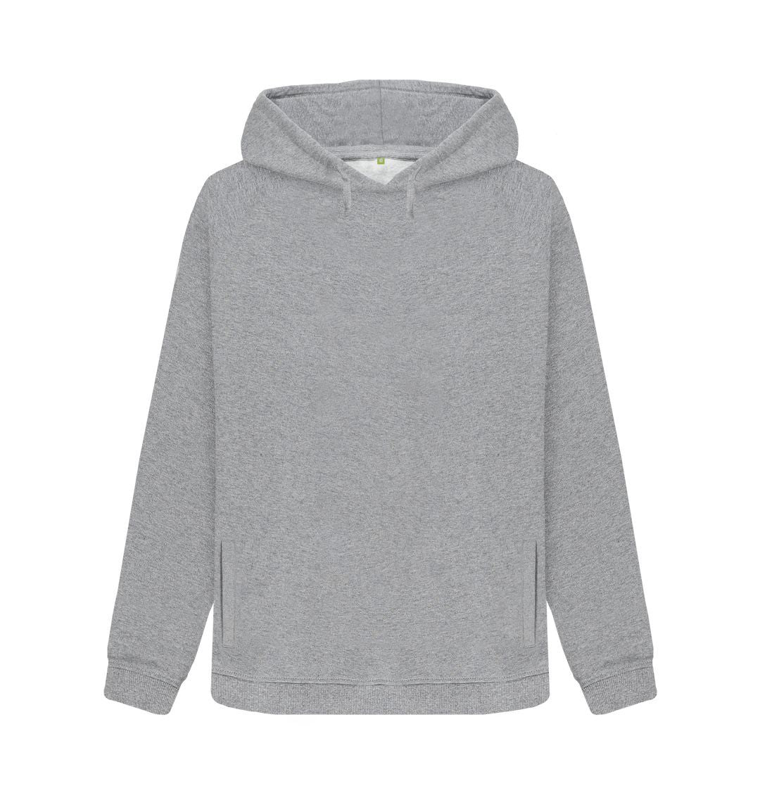 Light Heather Women's organic cotton pullover hoodie