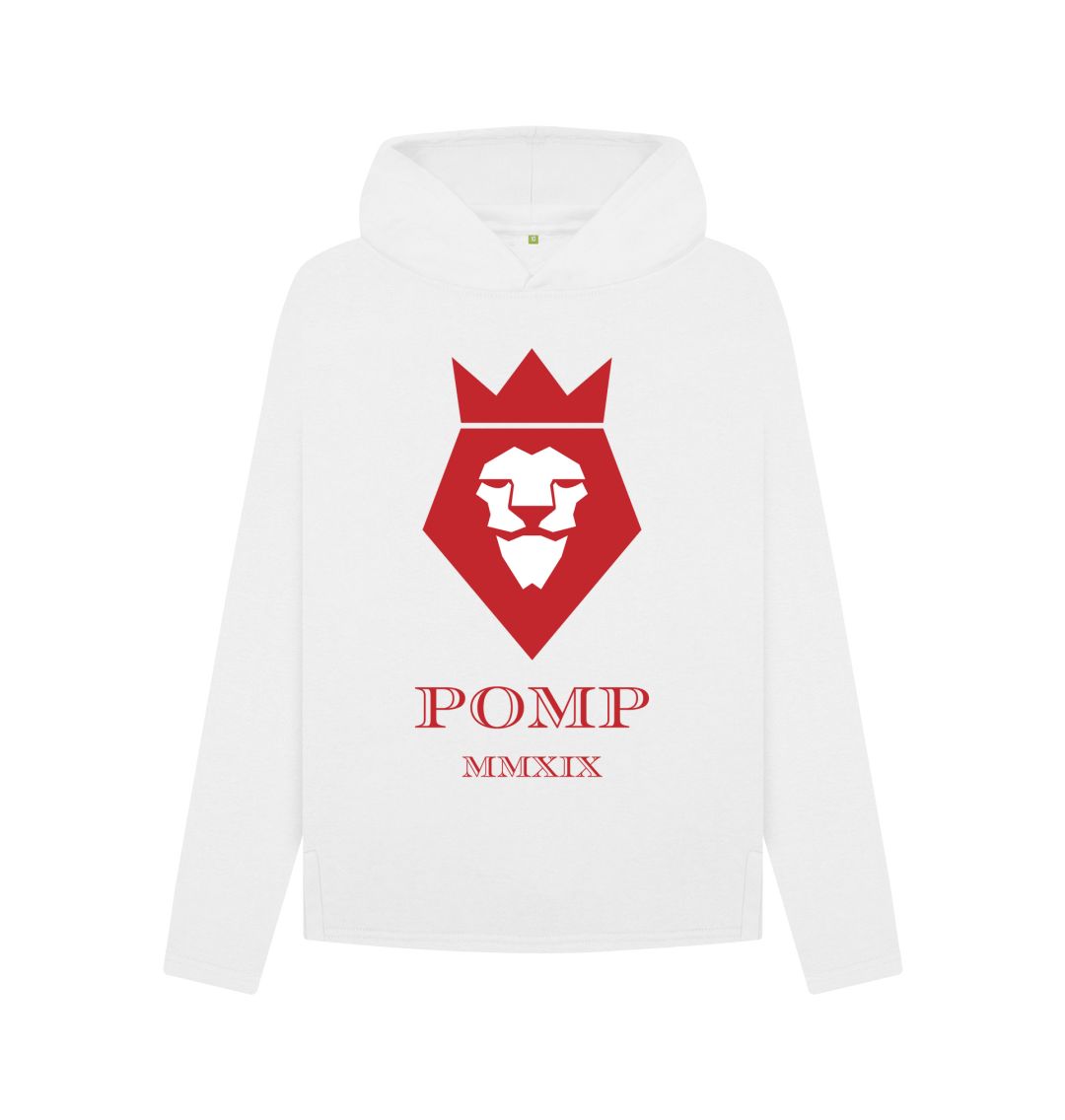 White Women's POMP MMXIX relaxed fit hoodie