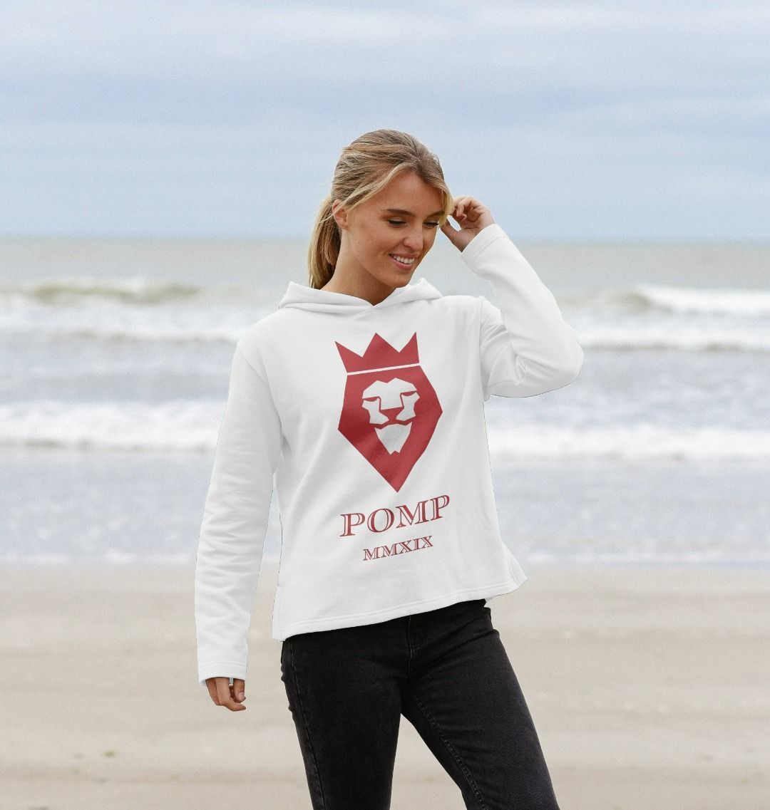 Women's POMP MMXIX relaxed fit hoodie