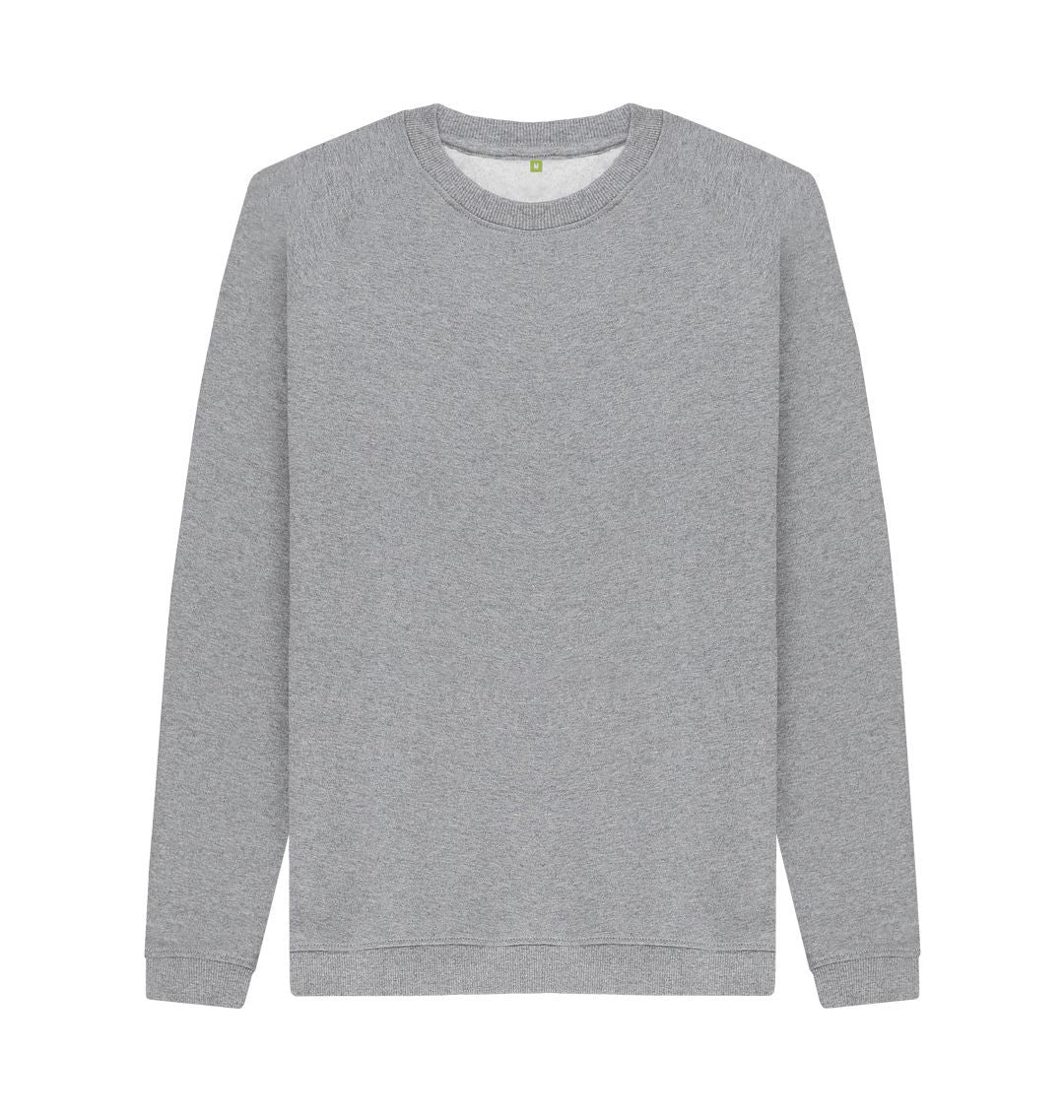 Light Heather Men's organic cotton sweater