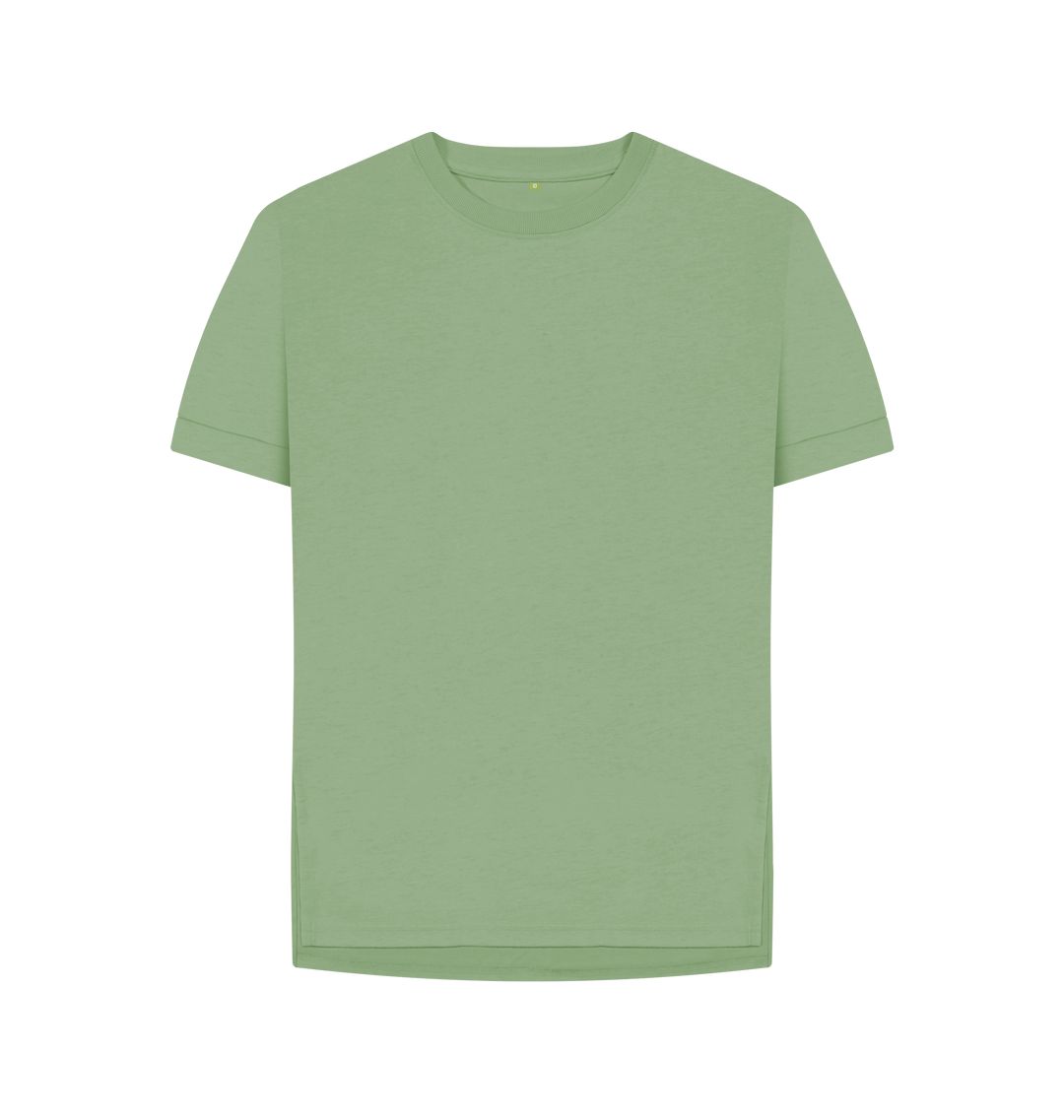 Sage Women's organic cotton relaxed fit t-shirt