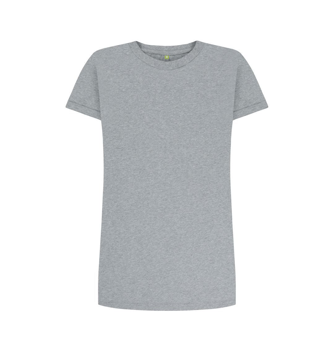 Athletic Grey Women's organic cotton t-shirt dress