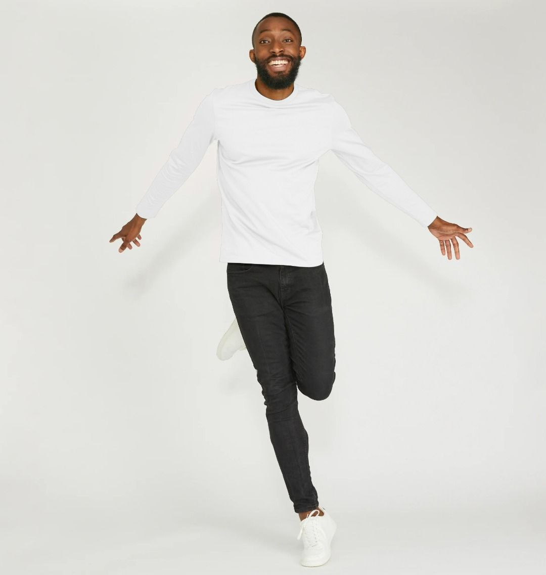 Men's organic cotton long sleeve t-shirt