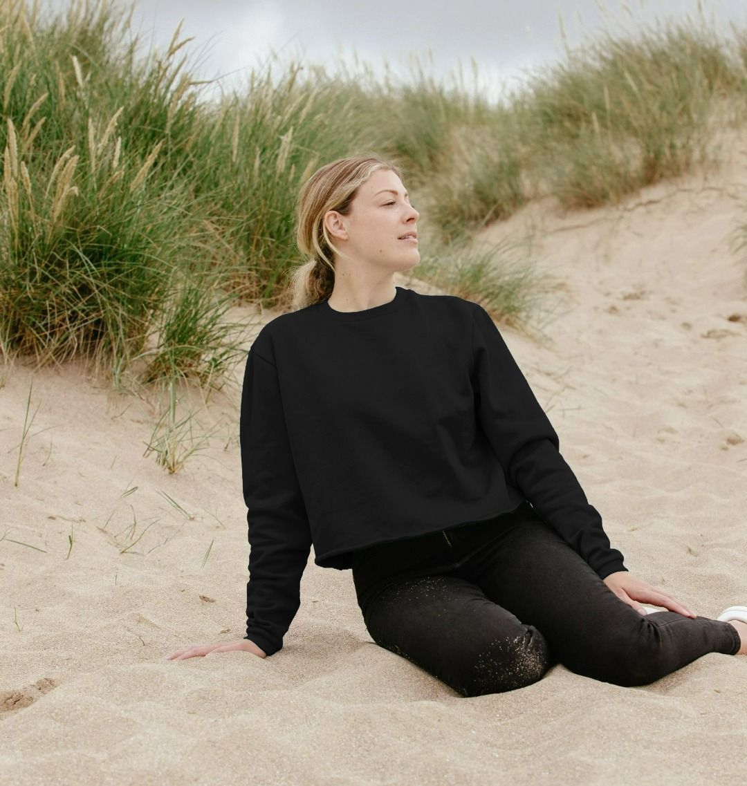 Women's organic cotton boxy jumper