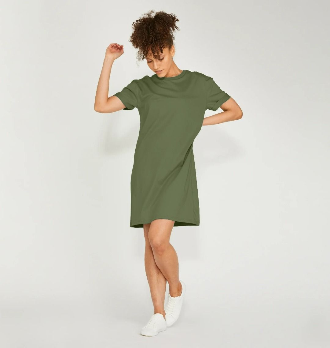 Women's organic cotton t-shirt dress