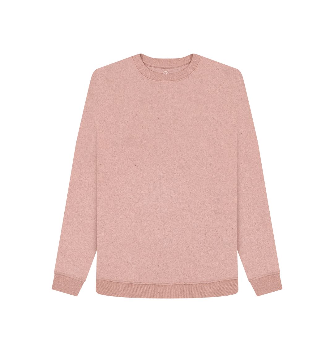 Sunset Pink Women's sustainable essential sweatshirt