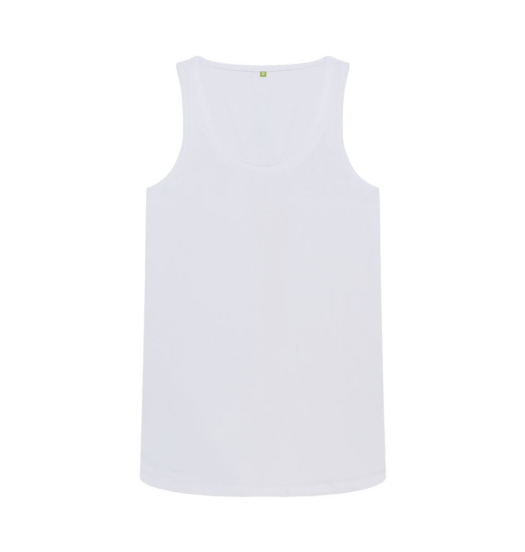 White Women's organic cotton vest