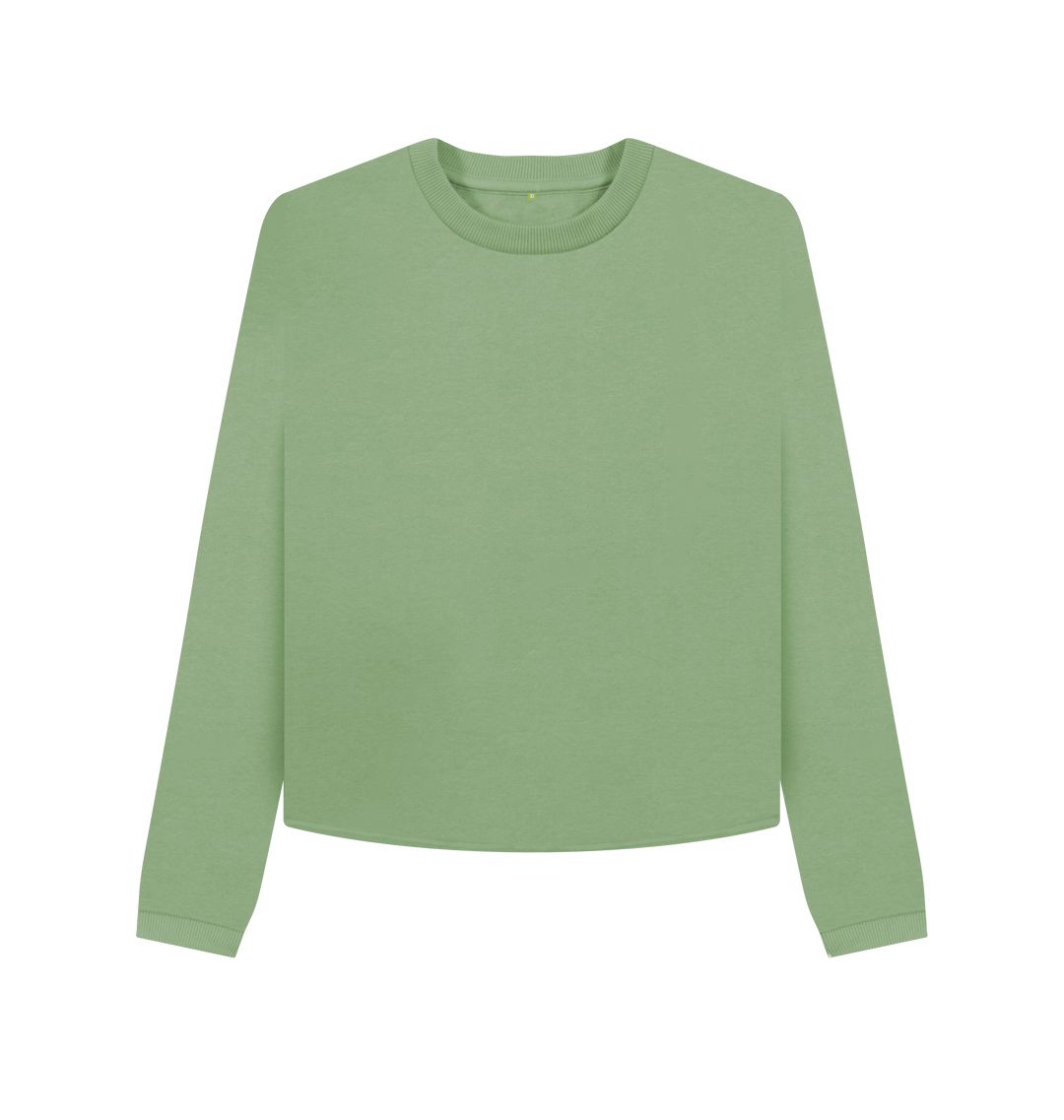 Sage Women's organic cotton boxy jumper