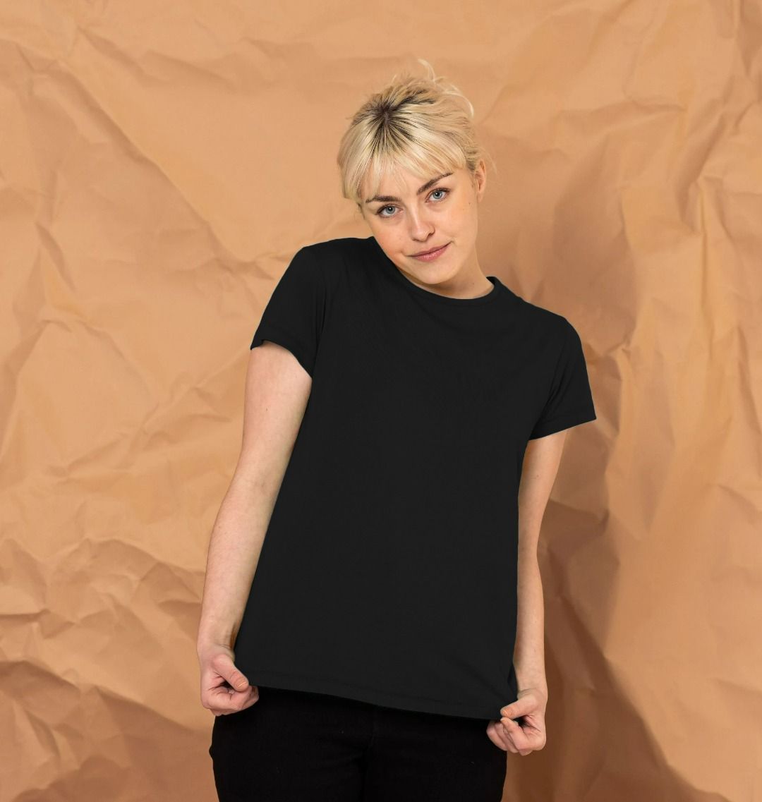 Women's organic cotton crew neck t-shirt