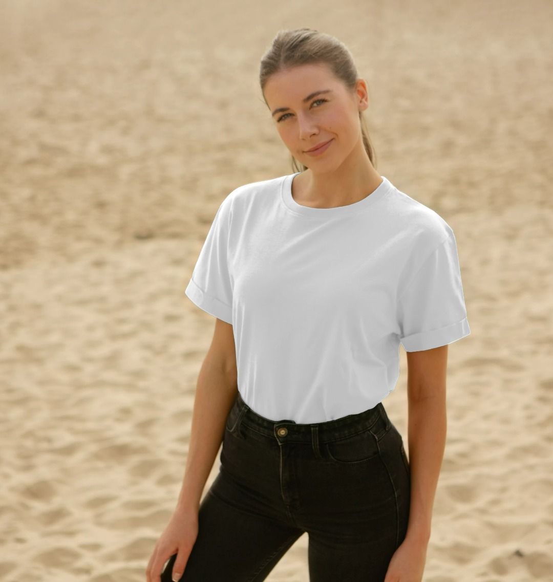 Women's organic cotton relaxed fit t-shirt
