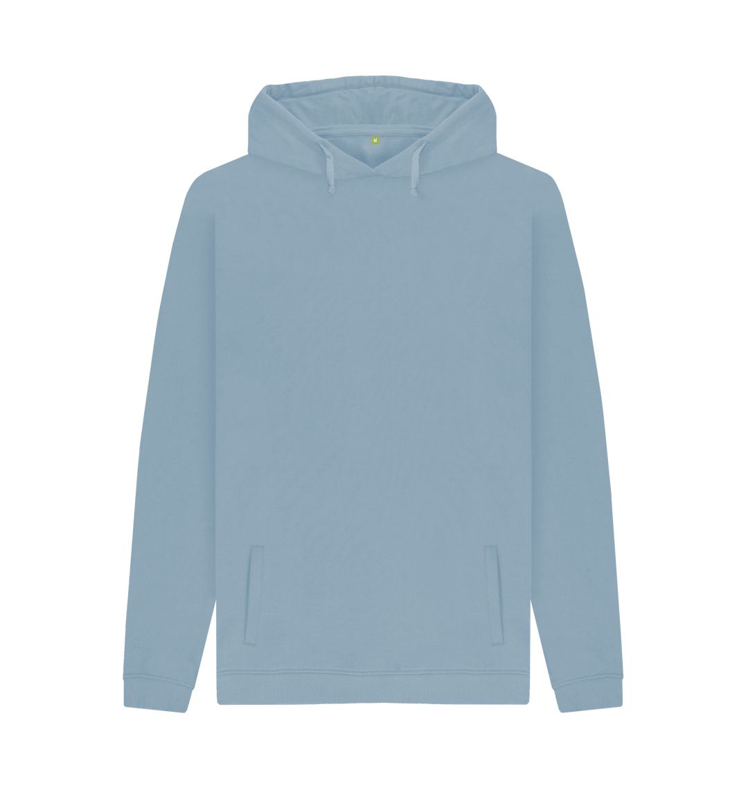 Stone Blue Men's organic cotton hoodie