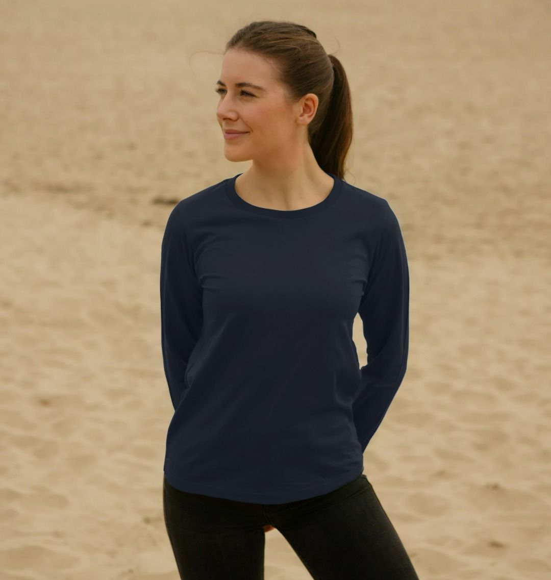 Women's organic cotton long sleeve t-shirt