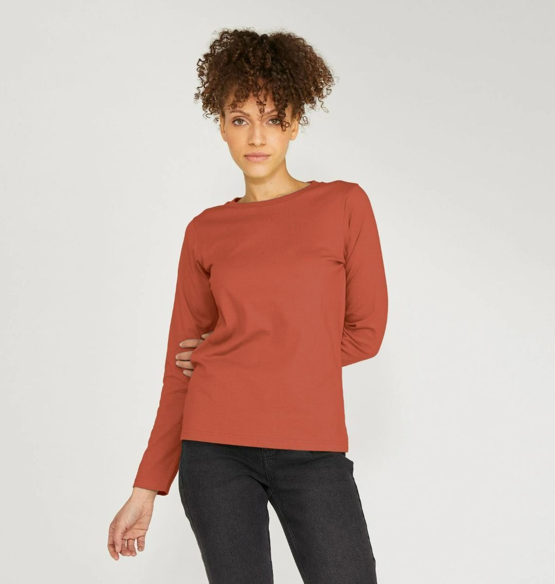 Women's organic cotton long sleeve t-shirt
