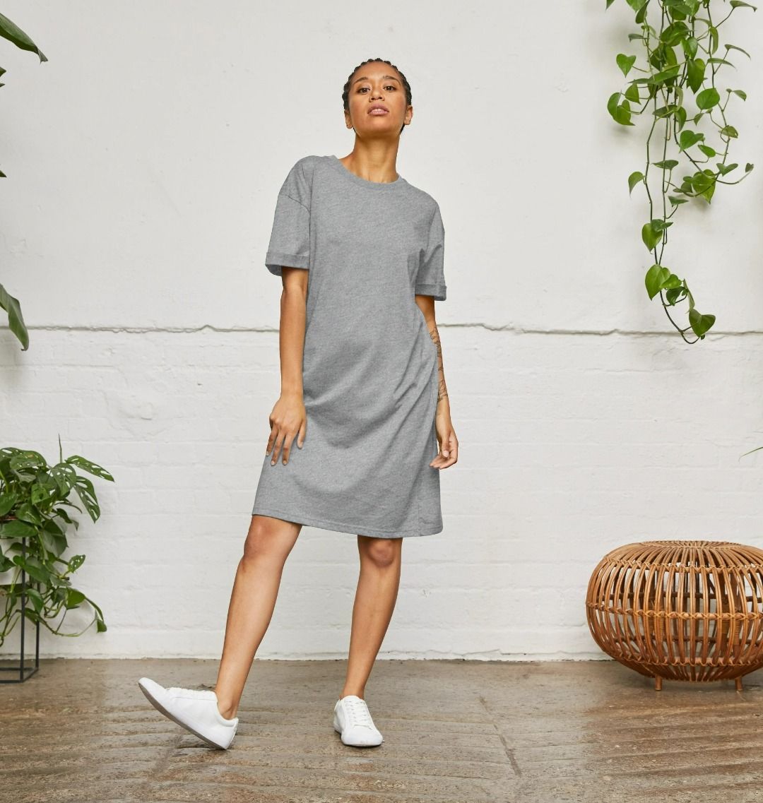 Women's organic cotton t-shirt dress