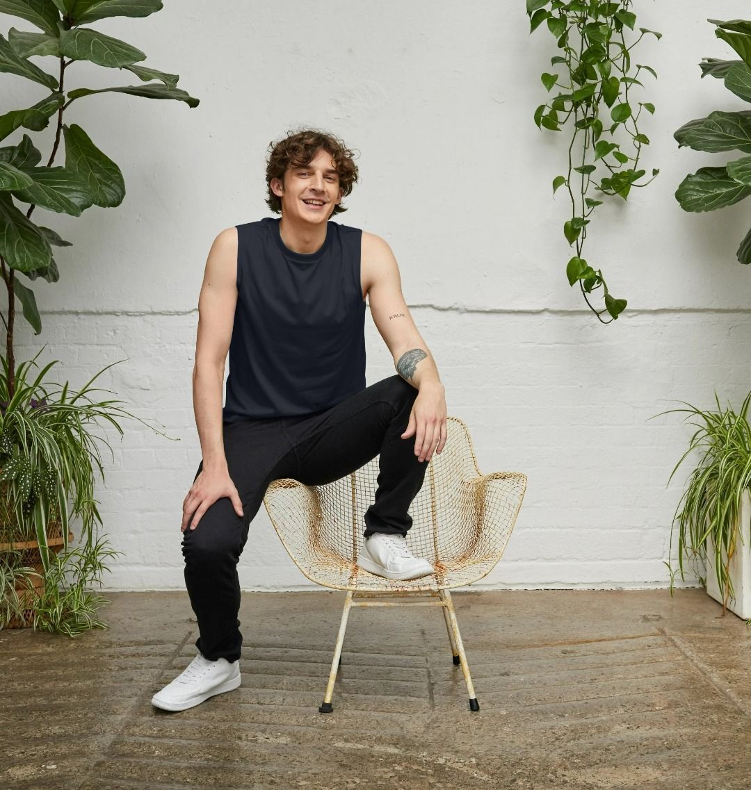 Men's organic cotton vest