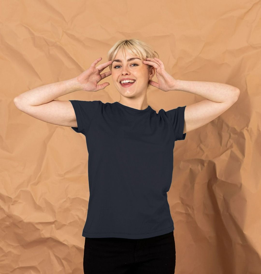 Women's organic cotton crew neck t-shirt