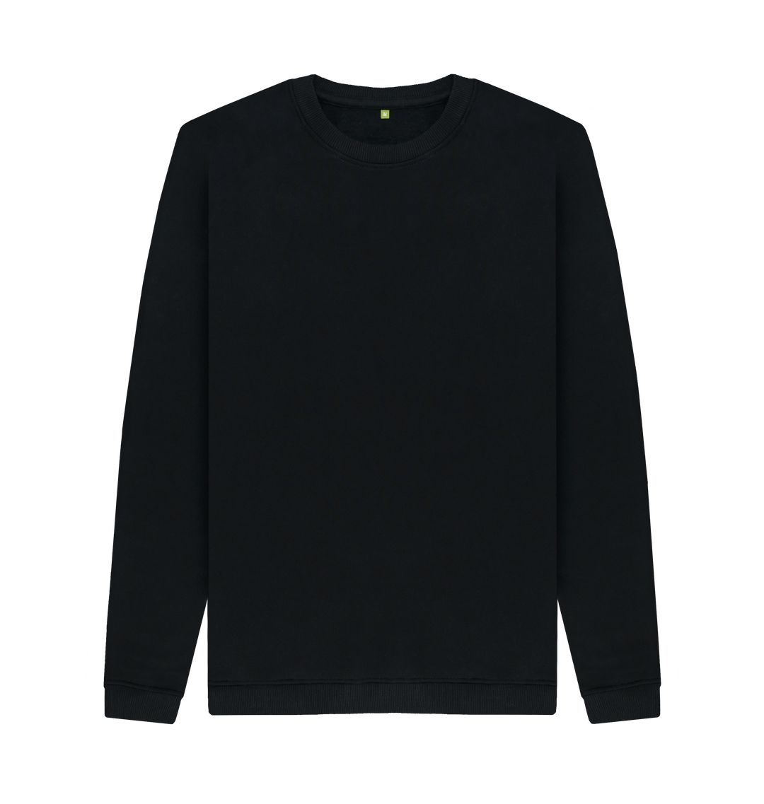 Black Men's organic cotton sweater