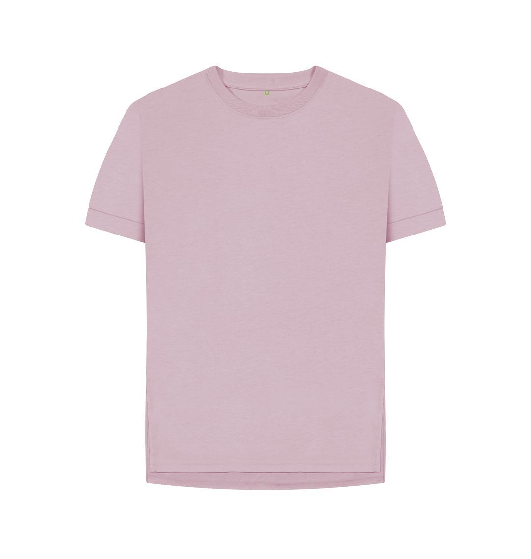 Mauve Women's organic cotton relaxed fit t-shirt