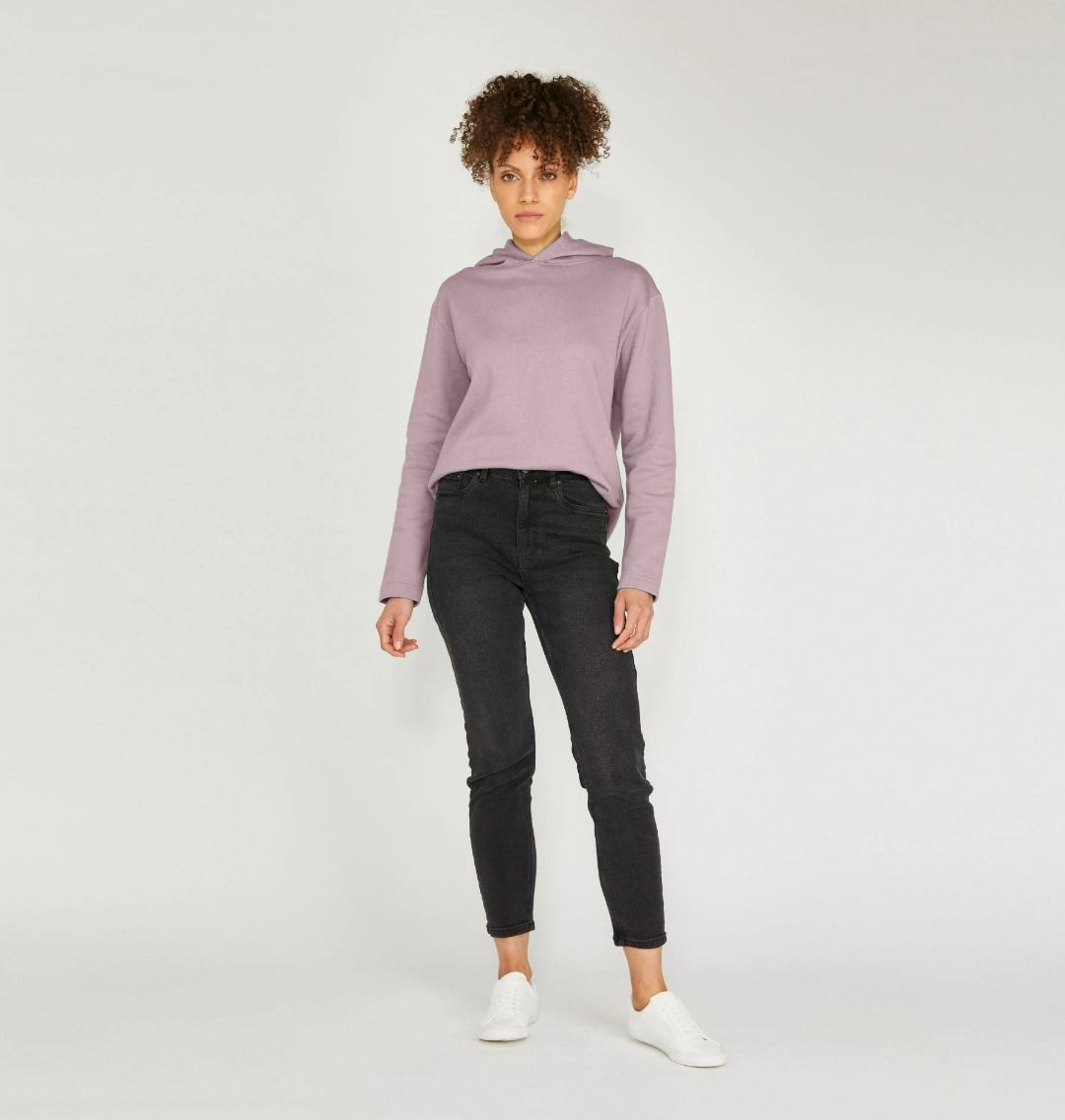 Women's organic cotton relaxed fit hoodie