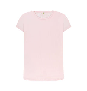 Pink Women's organic cotton crew neck t-shirt