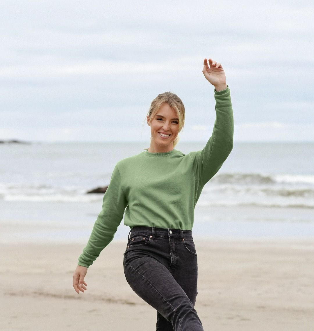 Women's organic cotton boxy jumper