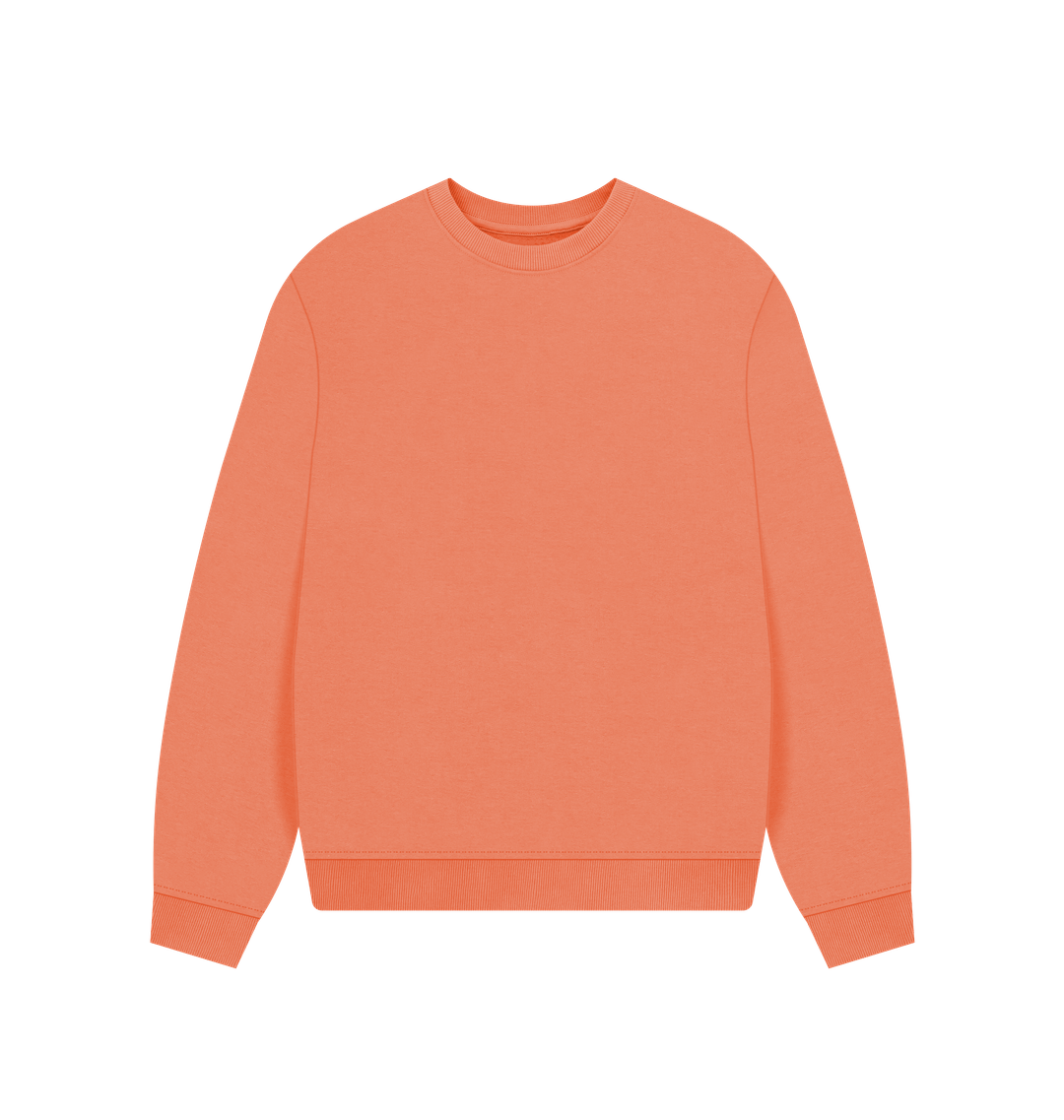 Apricot Women's organic cotton oversized sweatshirt