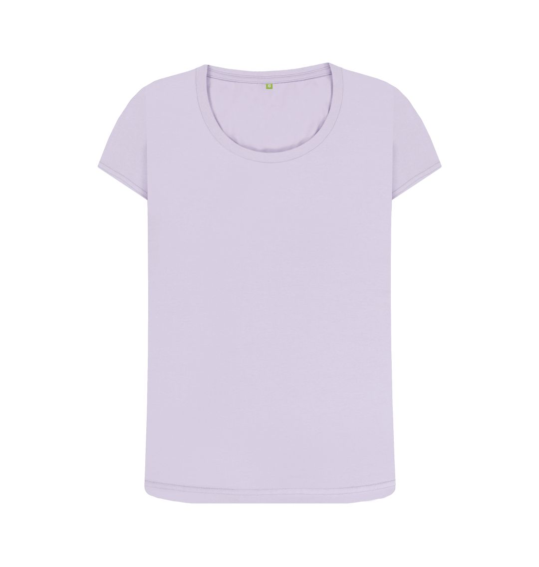 Violet Women's organic cotton scoop neck t-shirt