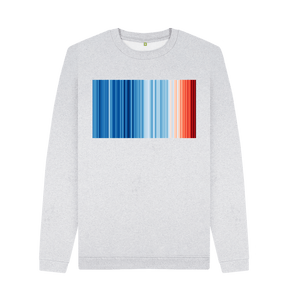 Grey Recycled Printed Sweater Front