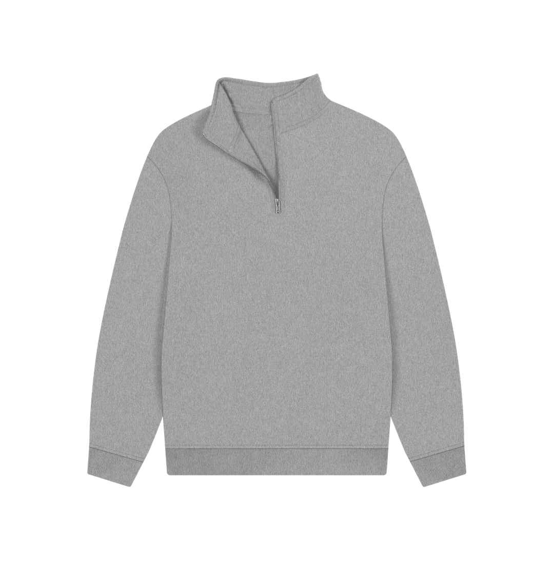 Athletic Grey Women's quarter-zip sweatshirt